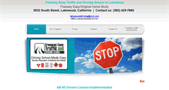 Desktop Screenshot of lakewoodtrafficanddriving.com